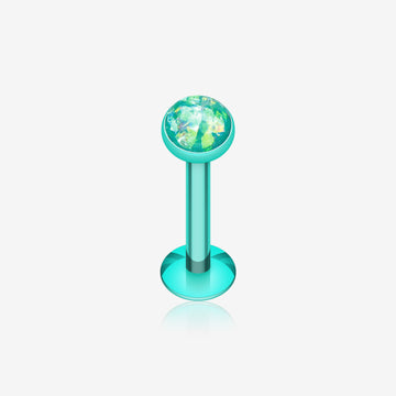 Colorline Opal Glitter Shower Dome Steel Labret-Teal